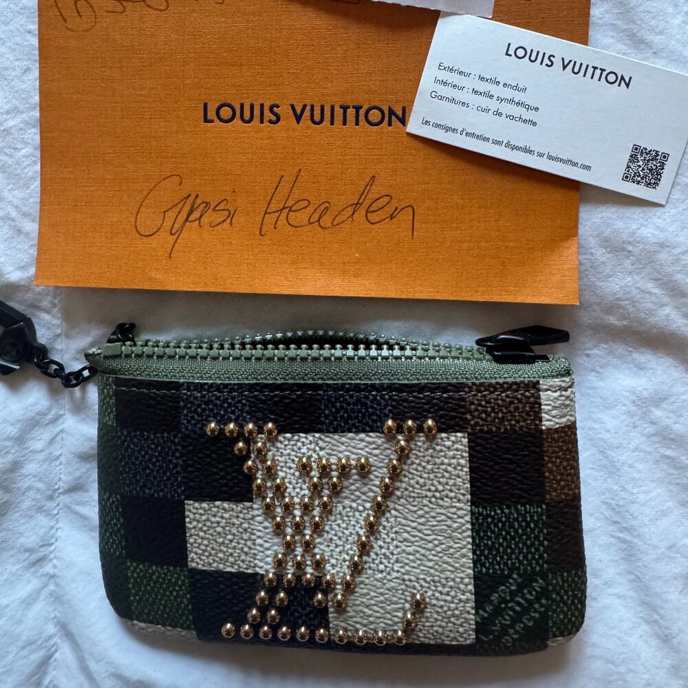 Louis Vuitton Pochette Cle Damier Pop Canvas Unused